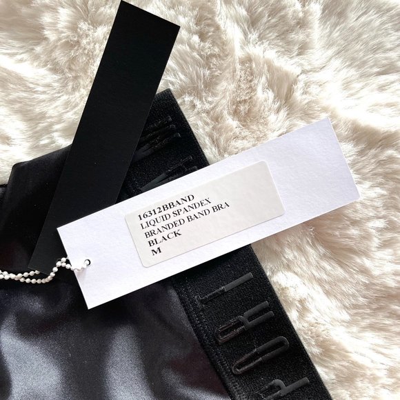 NWT Stunning Adam Selman Sport Liquid Latex "Branded Band Bra" - Picture 11 of 13